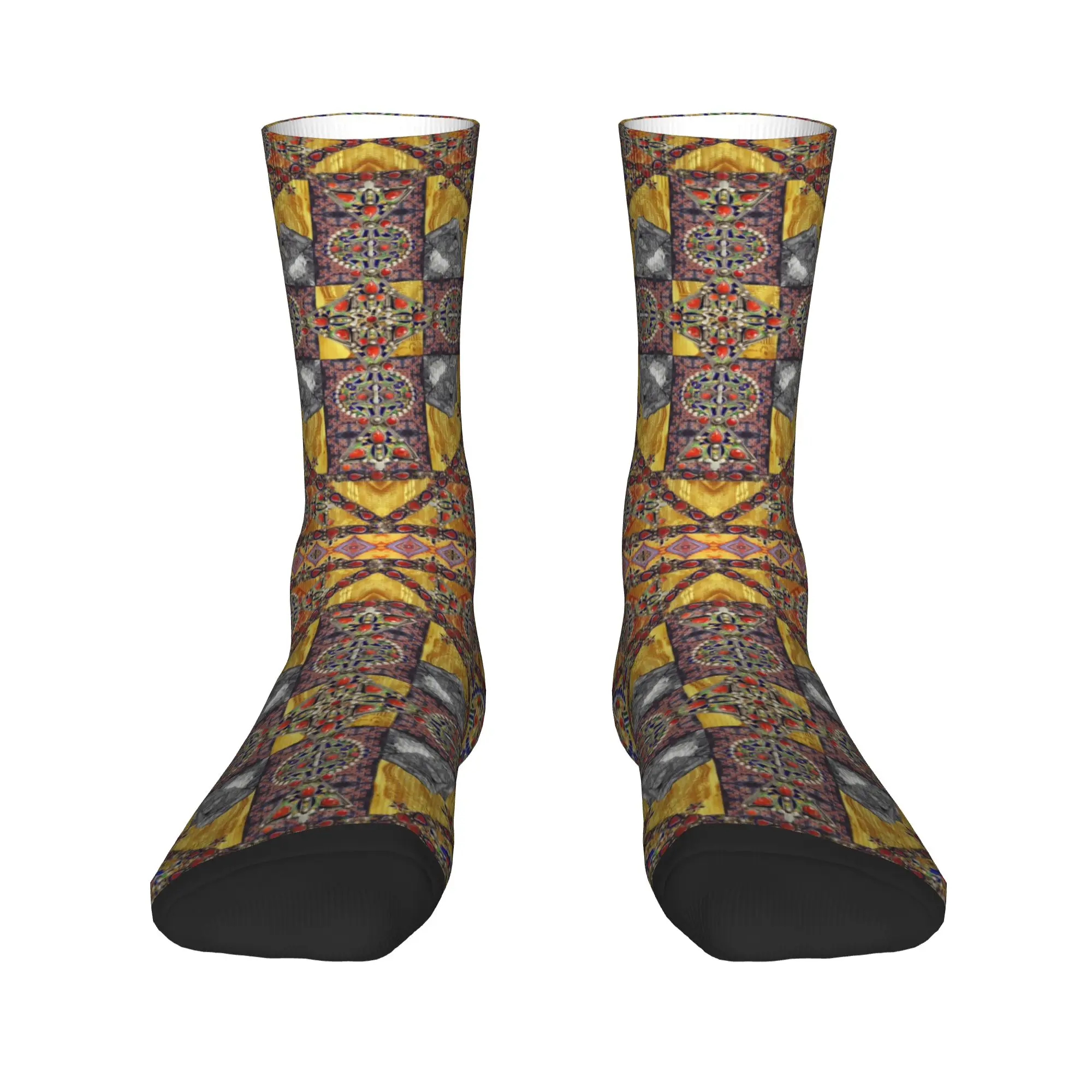 Cool Printed Kabyle Patterns And Jewelry Socks for Men Women Stretchy Summer Autumn Winter Amazigh Berber Crew Socks
Cool Printed Kabyle Patterns And Jewelry Socks for Men Women Stretchy Summer Autumn Winter Amazigh Berber Crew Socks