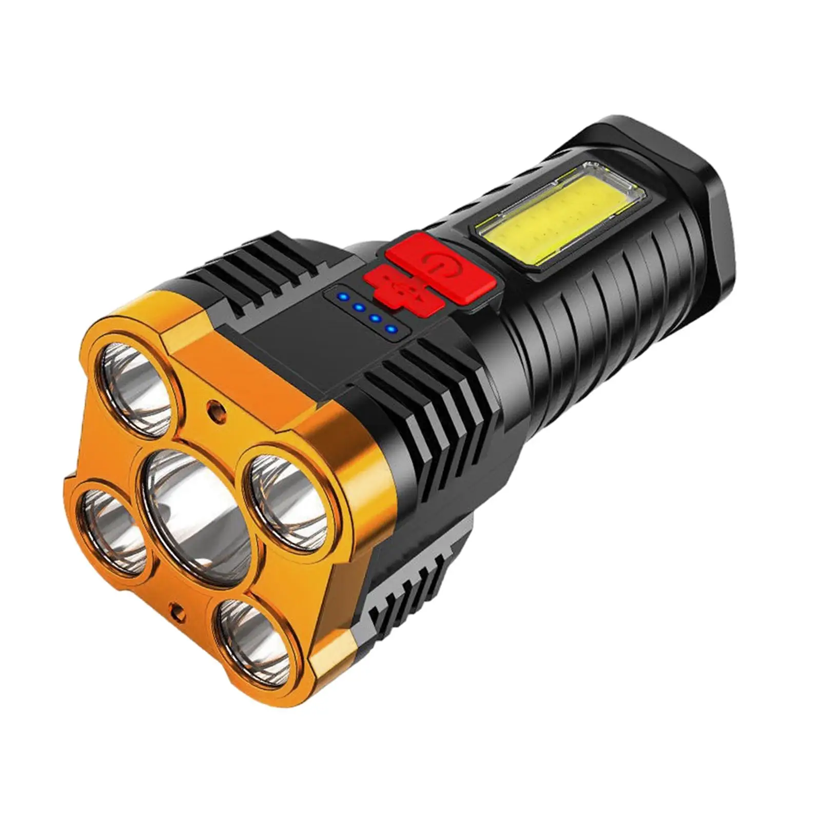 Пятиядерный фонарик, светодиодный прожектор, 3 режима, яркий ручной светильник, перезаряжаемый светодиодный прожектор, уличный аварийный фонарь, лампа
Пятиядерный фонарик, светодиодный прожектор, 3 режима, яркий ручной светильник, перезаряжаемый светодиодный прожектор, уличный аварийный фонарь, лампа