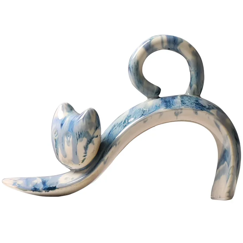 New Chinese ceramic cat living room creative kitten decorations home furnishings wine cabinet
New Chinese ceramic cat living room creative kitten decorations home furnishings wine cabinet