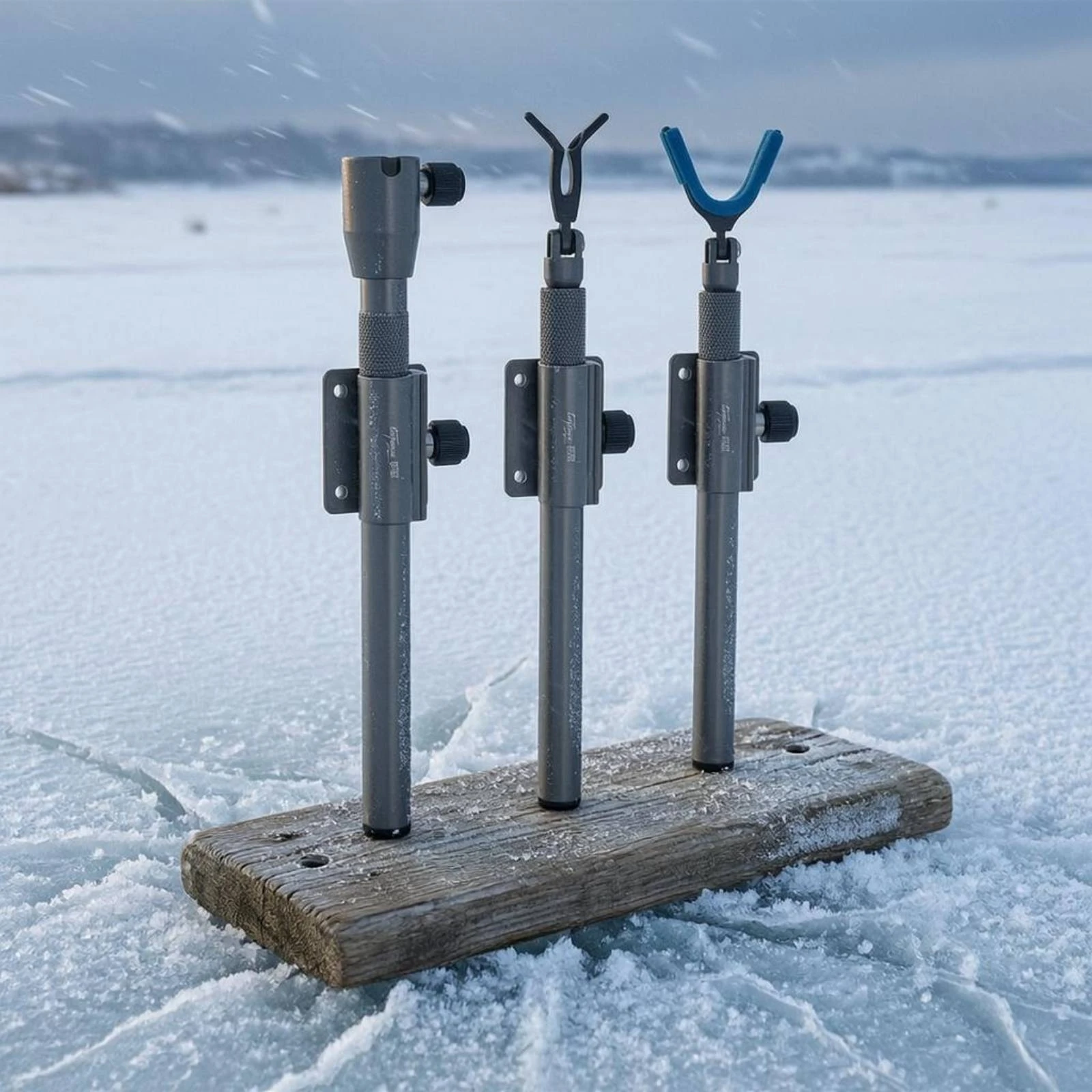 3 Pieces Ice Fishing Rod Holder Screw-Tightening Adjustable Rod Holder Ice Fishing Pole Rack Metal Clamp-Style
3 Pieces Ice Fishing Rod Holder Screw-Tightening Adjustable Rod Holder Ice Fishing Pole Rack Metal Clamp-Style