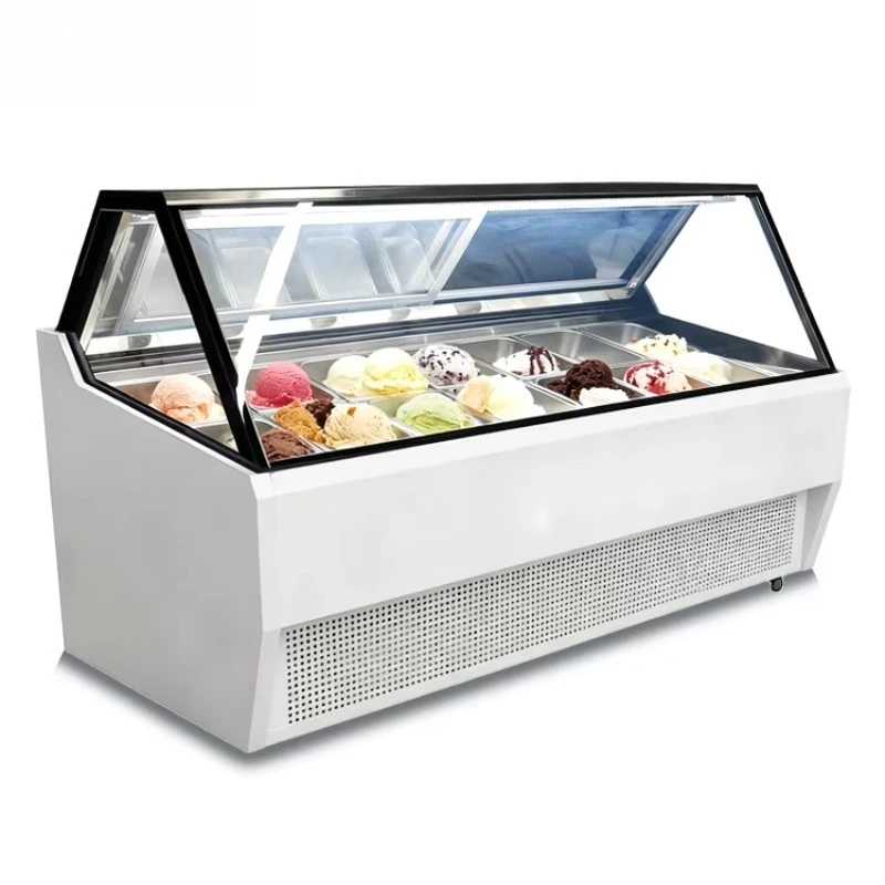 Коммерческая витрина-морозильник для мороженого и джелато с стеклянной дверцей для супермаркетов
Коммерческая витрина-морозильник для мороженого и джелато с стеклянной дверцей для супермаркетов