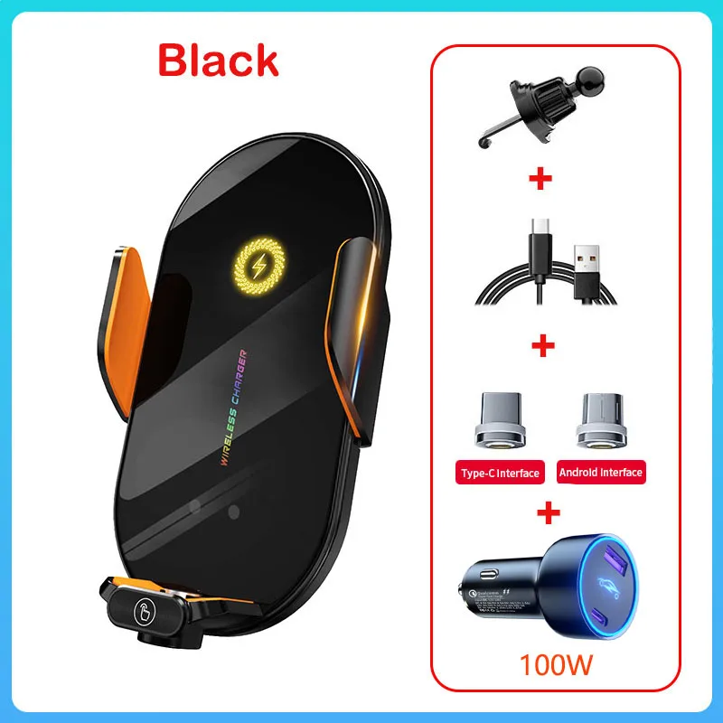 66W Car Wireless Phone Holder Stand Fast Charging Station Charger Auto Infrared Induction for iPhone 15 14 13 Samsung Xiaomi
66W Car Wireless Phone Holder Stand Fast Charging Station Charger Auto Infrared Induction for iPhone 15 14 13 Samsung Xiaomi