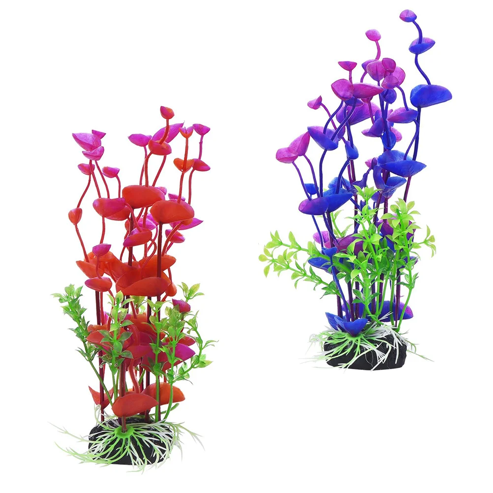 2 Pcs Faux Plant Non-toxic Aquarium Decoration Freshwater Artificial Plants Fake for Fish Tank
2 Pcs Faux Plant Non-toxic Aquarium Decoration Freshwater Artificial Plants Fake for Fish Tank