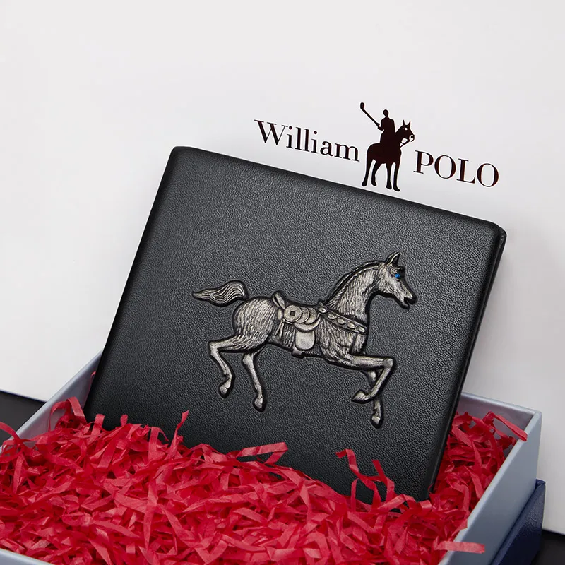 WILLIAMPOLO Mens Wallet Genuine Leather Purse For Men Slim Bifold Wallets ID Window 7 Card Holders Gift Box Purse Black
WILLIAMPOLO Mens Wallet Genuine Leather Purse For Men Slim Bifold Wallets ID Window 7 Card Holders Gift Box Purse Black