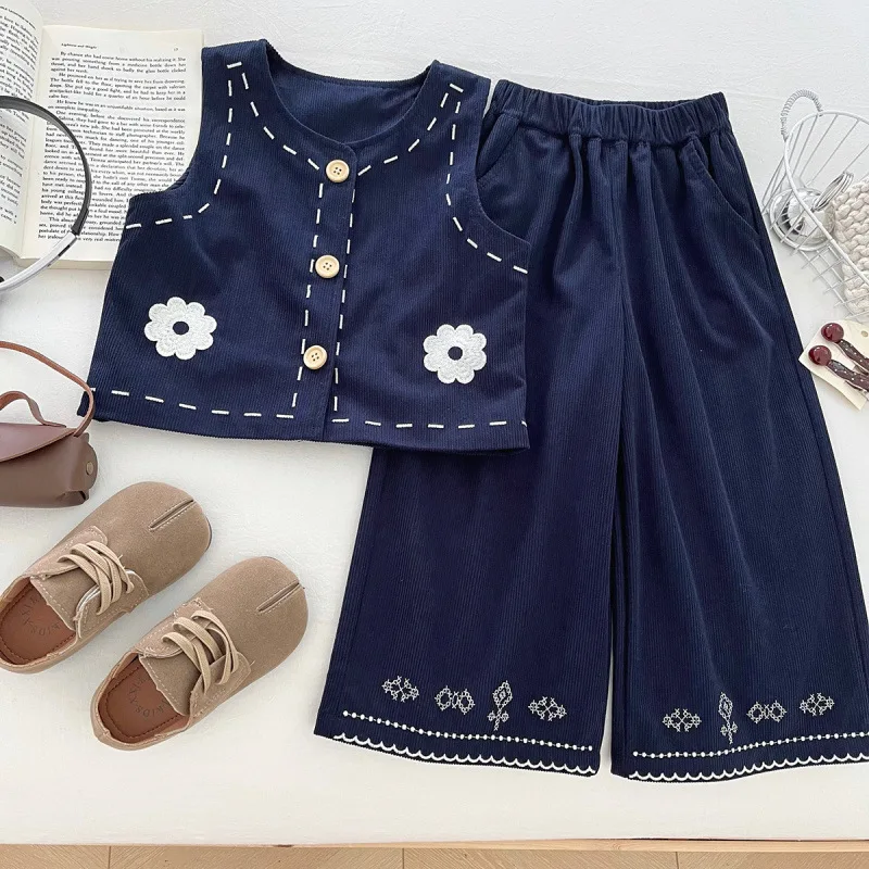 2025HANBANNew Girls' Autumn Outfit Set Fashionable Sweet Baby Girl Casual Three-Piece Set
2025HANBANNew Girls' Autumn Outfit Set Fashionable Sweet Baby Girl Casual Three-Piece Set