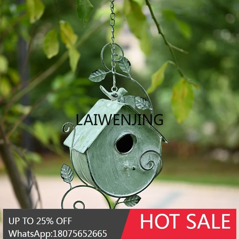 retro wrought iron bird house pendant plant climbing frame balcony garden decoration
retro wrought iron bird house pendant plant climbing frame balcony garden decoration