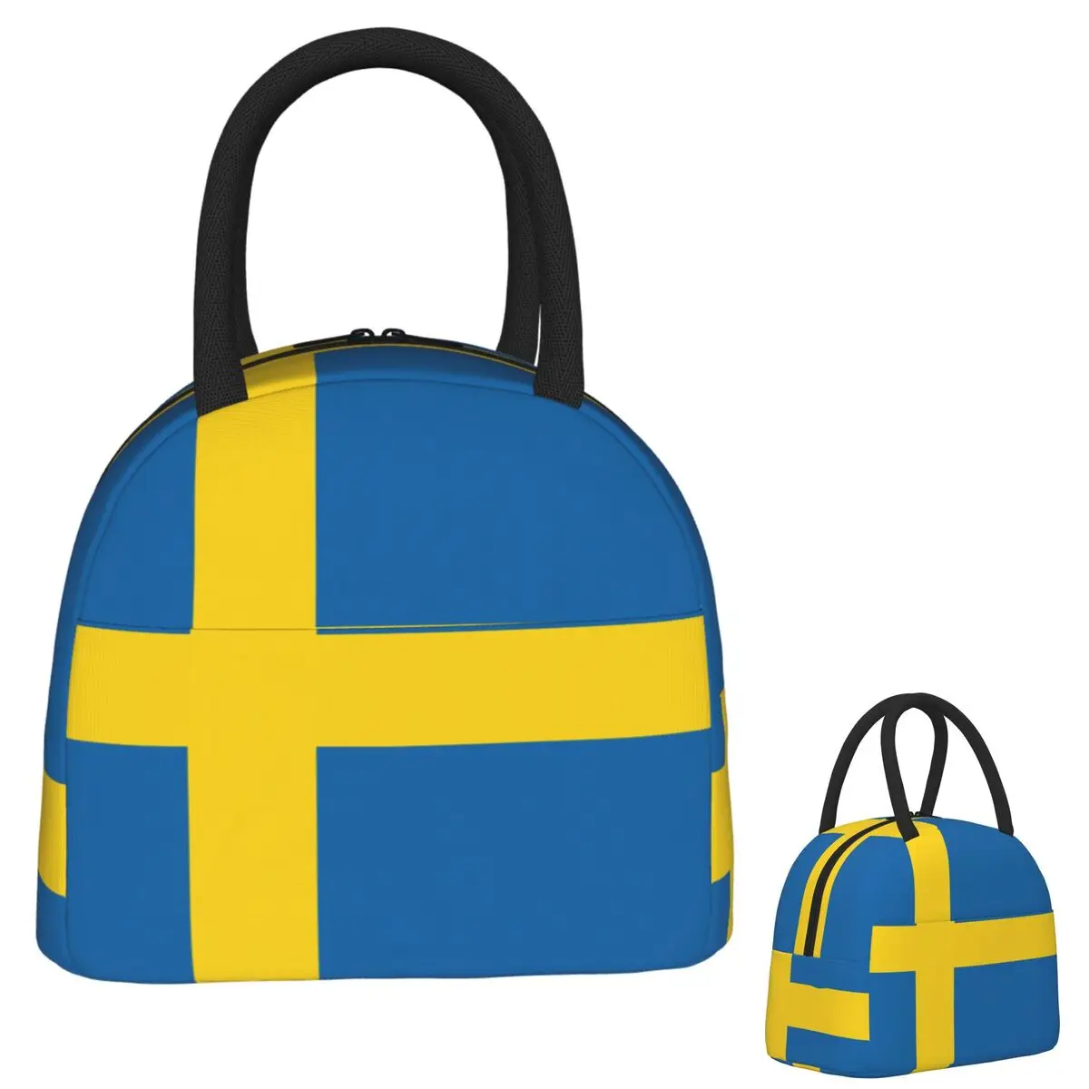 Swedish Flag Lunch Bags Insulated Bento Box Portable Lunch Tote Resuable Picnic Bags Thermal Bag for Woman Kids Work
Swedish Flag Lunch Bags Insulated Bento Box Portable Lunch Tote Resuable Picnic Bags Thermal Bag for Woman Kids Work