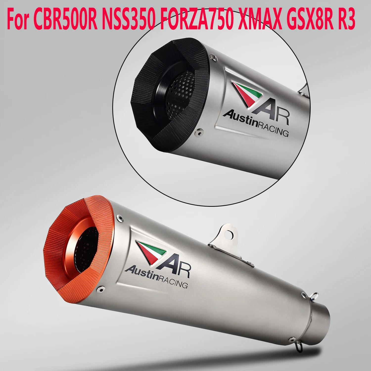 Motorcycle Round exhaust Tail Pipe Muffler Escape System Accessories For nc750 250SR R6Universal Stainless steel Titanium Alloy
Motorcycle Round exhaust Tail Pipe Muffler Escape System Accessories For nc750 250SR R6Universal Stainless steel Titanium Alloy