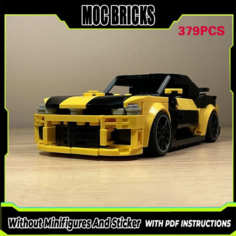 Модель гоночного автомобиля Speed Racing Car MOC, конструктор из строительных блоков, спортивный автомобиль Camaro высшего класса, модульная технология, подарок на праздник, набор для сборки, детская игрушка
Модель гоночного автомобиля Speed Racing Car MOC, конструктор из строительных блоков, спортивный автомобиль Camaro высшего класса, модульная технология, подарок на праздник, набор для сборки, детская игрушка