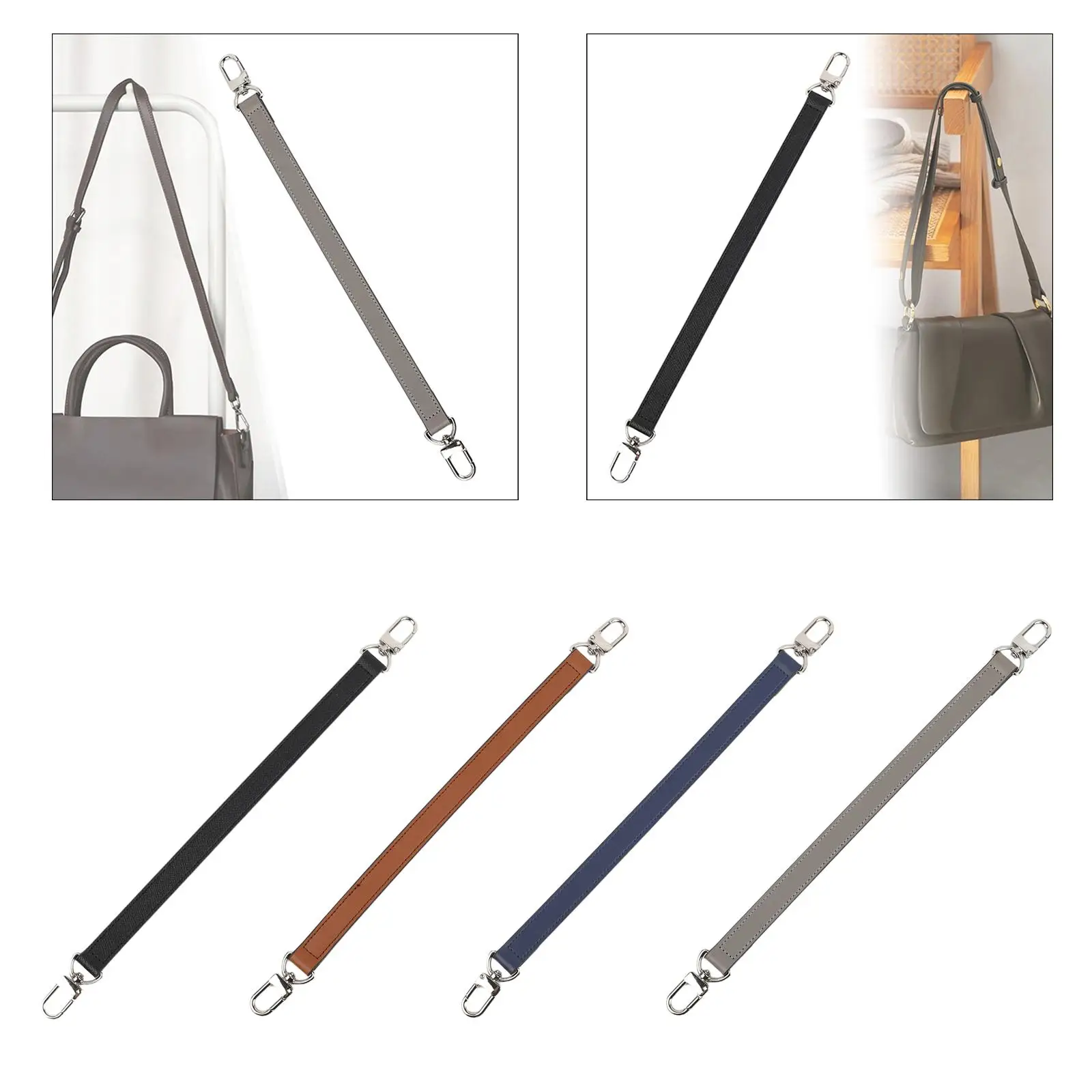 Handbag Handle PU DIY Replacement Detachable Parts Purse Making with Swivel Hooks Women Bags Strap for Short Bag Tote Clutch Bag
Handbag Handle PU DIY Replacement Detachable Parts Purse Making with Swivel Hooks Women Bags Strap for Short Bag Tote Clutch Bag