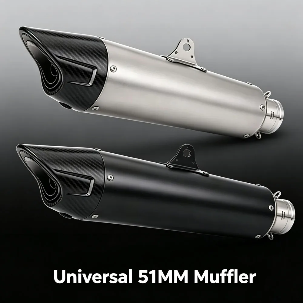 Motorcycle Exhaust Tail Tube Kit Universal 51MM Escape Muffler With DB Killer For Triple Street 765RS Tiger 660 ZX6R MT10 R7
Motorcycle Exhaust Tail Tube Kit Universal 51MM Escape Muffler With DB Killer For Triple Street 765RS Tiger 660 ZX6R MT10 R7