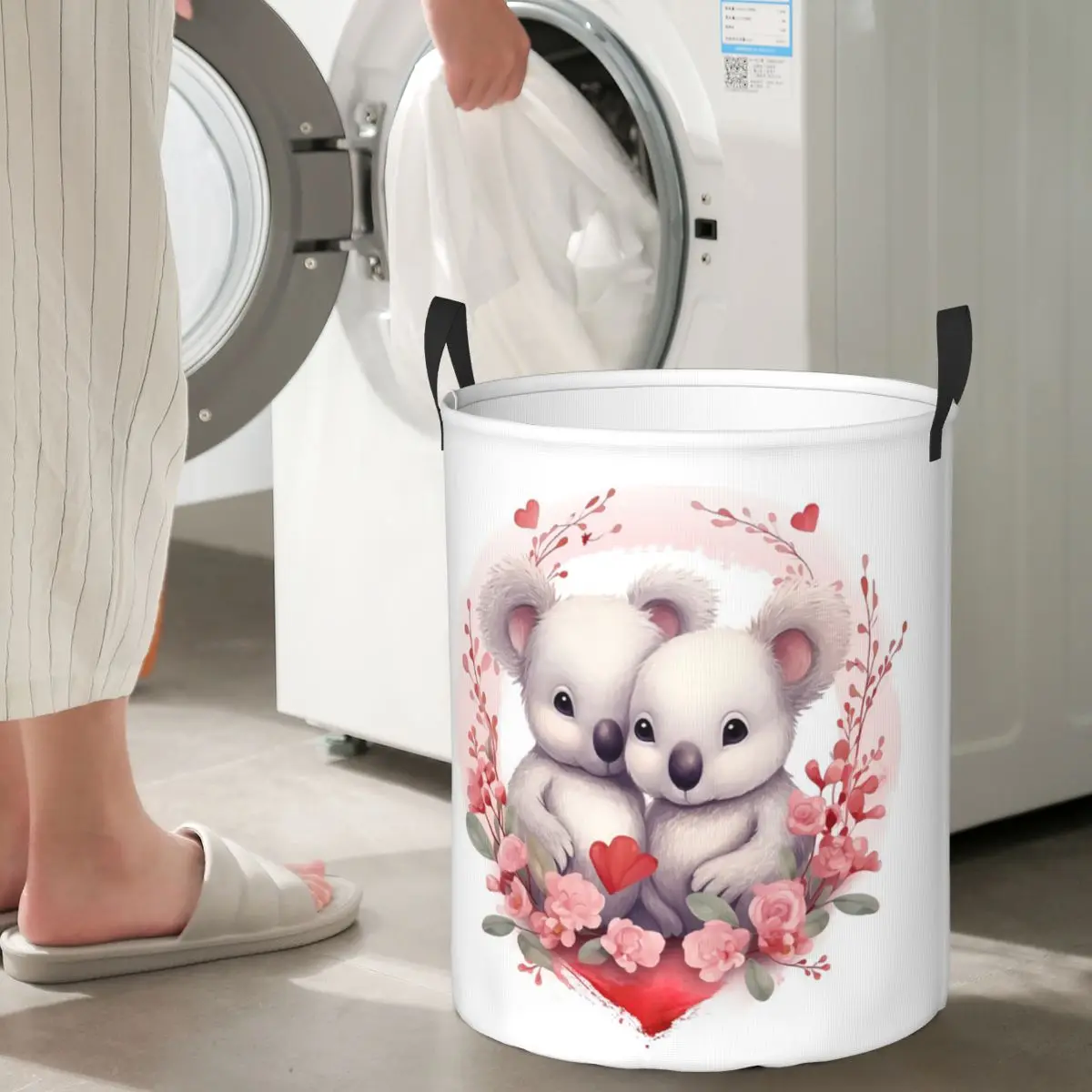 Складные корзины для белья «Мишки коалы» на День святого Валентина, корзина для хранения грязной одежды, игрушек, большая водонепроницаемая сумка
Складные корзины для белья «Мишки коалы» на День святого Валентина, корзина для хранения грязной одежды, игрушек, большая водонепроницаемая сумка