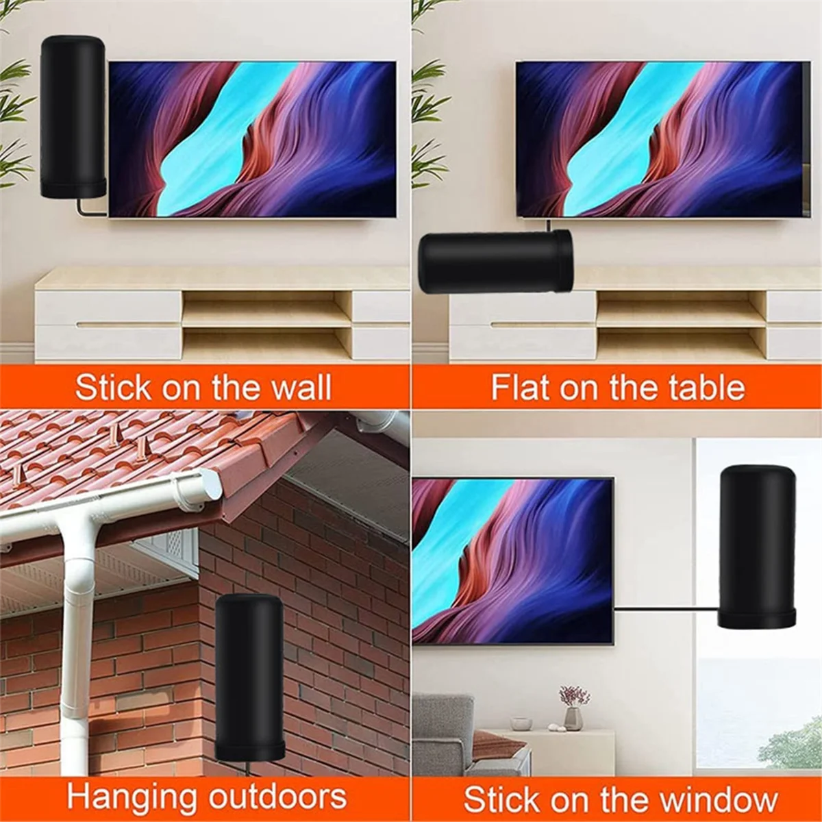 UNSAI New Indoor and Outdoor Digital TV Antenna Barrel Type HD DTMB DVB-B2 ATSC Ground Wave Antenna TV Receiver
UNSAI New Indoor and Outdoor Digital TV Antenna Barrel Type HD DTMB DVB-B2 ATSC Ground Wave Antenna TV Receiver