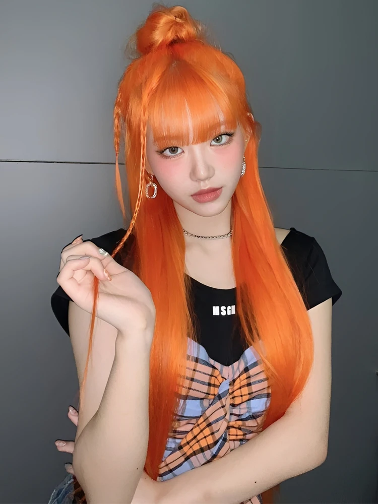 Парик Lekker Cosplay, оранжево-коричневый, длинный, прямой, 100% натуральные человеческие волосы, с челкой, для женщин, бразильские волосы Remy, окрашенные, без клея
Парик Lekker Cosplay, оранжево-коричневый, длинный, прямой, 100% натуральные человеческие волосы, с челкой, для женщин, бразильские волосы Remy, окрашенные, без клея