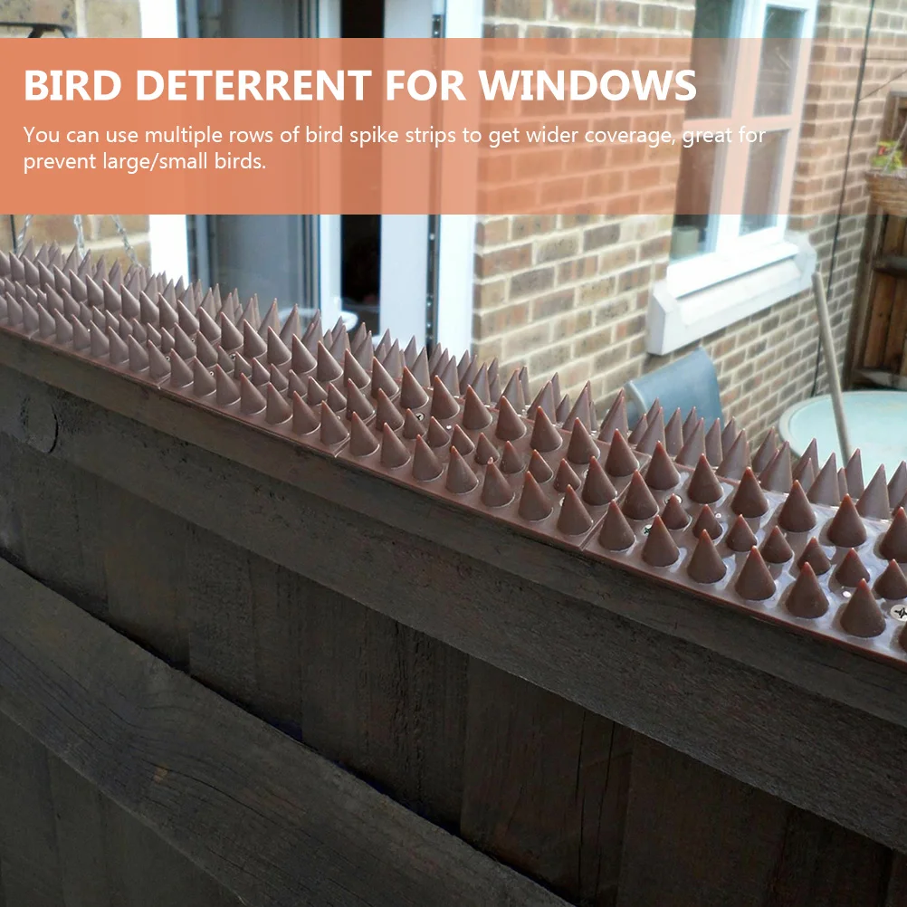 4Pcs Bird Spikes Plastic Anti Climbing Squirrel Cat Barrier Pigeon Proof Fence Fence Spikes Outdoor Garden Supplies
4Pcs Bird Spikes Plastic Anti Climbing Squirrel Cat Barrier Pigeon Proof Fence Fence Spikes Outdoor Garden Supplies