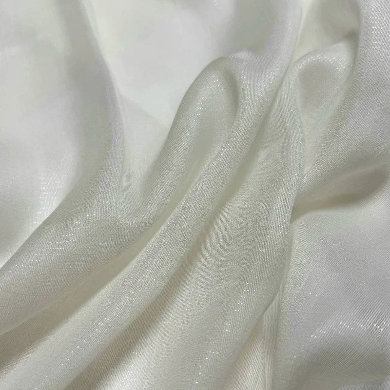 White Sparkle Ethereal Lightweight 100%Mulberry Silk Fabric Dress Hanfu Handmade DIY Home Sewing Craft Material Elegant Fashion
White Sparkle Ethereal Lightweight 100%Mulberry Silk Fabric Dress Hanfu Handmade DIY Home Sewing Craft Material Elegant Fashion