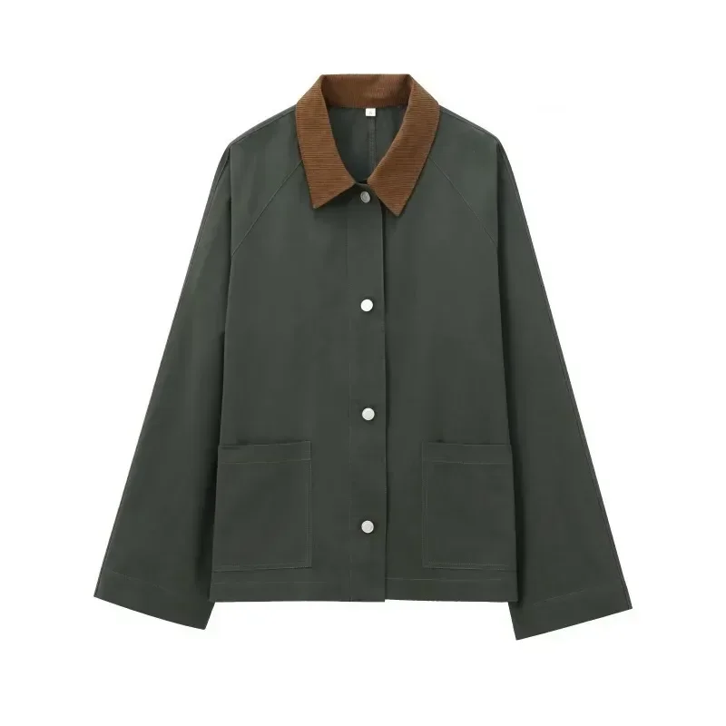 TRAFZR Lady Jackets Fall Fashion Loose Fit Urban Coats New in Outerwears Elegant and Pretty Women's Coats Women's Autumn Coat
TRAFZR Lady Jackets Fall Fashion Loose Fit Urban Coats New in Outerwears Elegant and Pretty Women's Coats Women's Autumn Coat