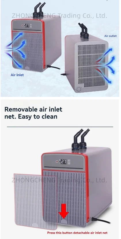 Upgrade Water Cooler Aquarium Fish Tank Electronic Refrigeration Automatic Thermostat Household Seawater Cooling Compressor Cold
Upgrade Water Cooler Aquarium Fish Tank Electronic Refrigeration Automatic Thermostat Household Seawater Cooling Compressor Cold