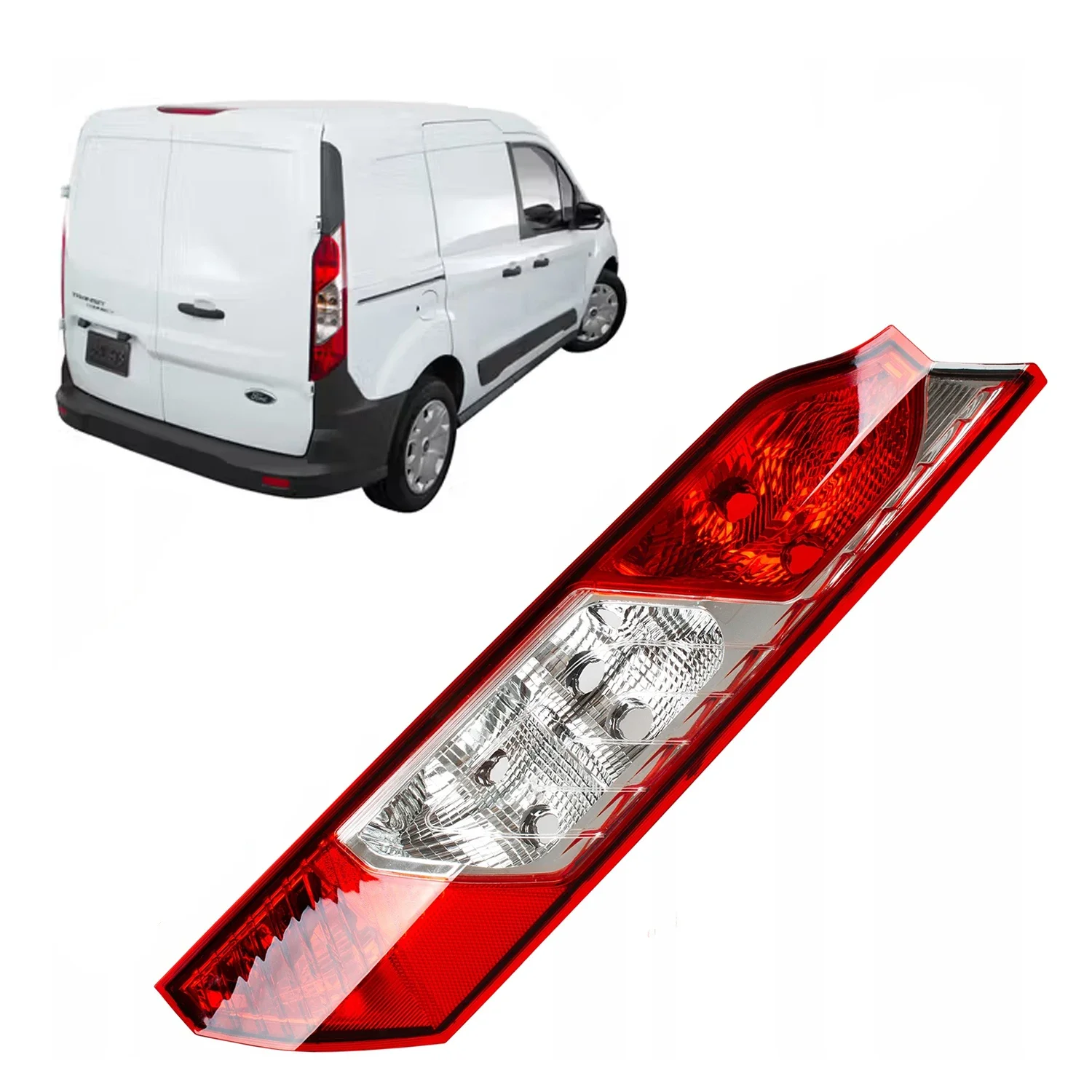 Taillight Rear Tail Light Lamp Lens Left / Right Side Without Circuit and Bulb For Ford Transit Connect MK2 2014 - 2024 LH / RH
Taillight Rear Tail Light Lamp Lens Left / Right Side Without Circuit and Bulb For Ford Transit Connect MK2 2014 - 2024 LH / RH