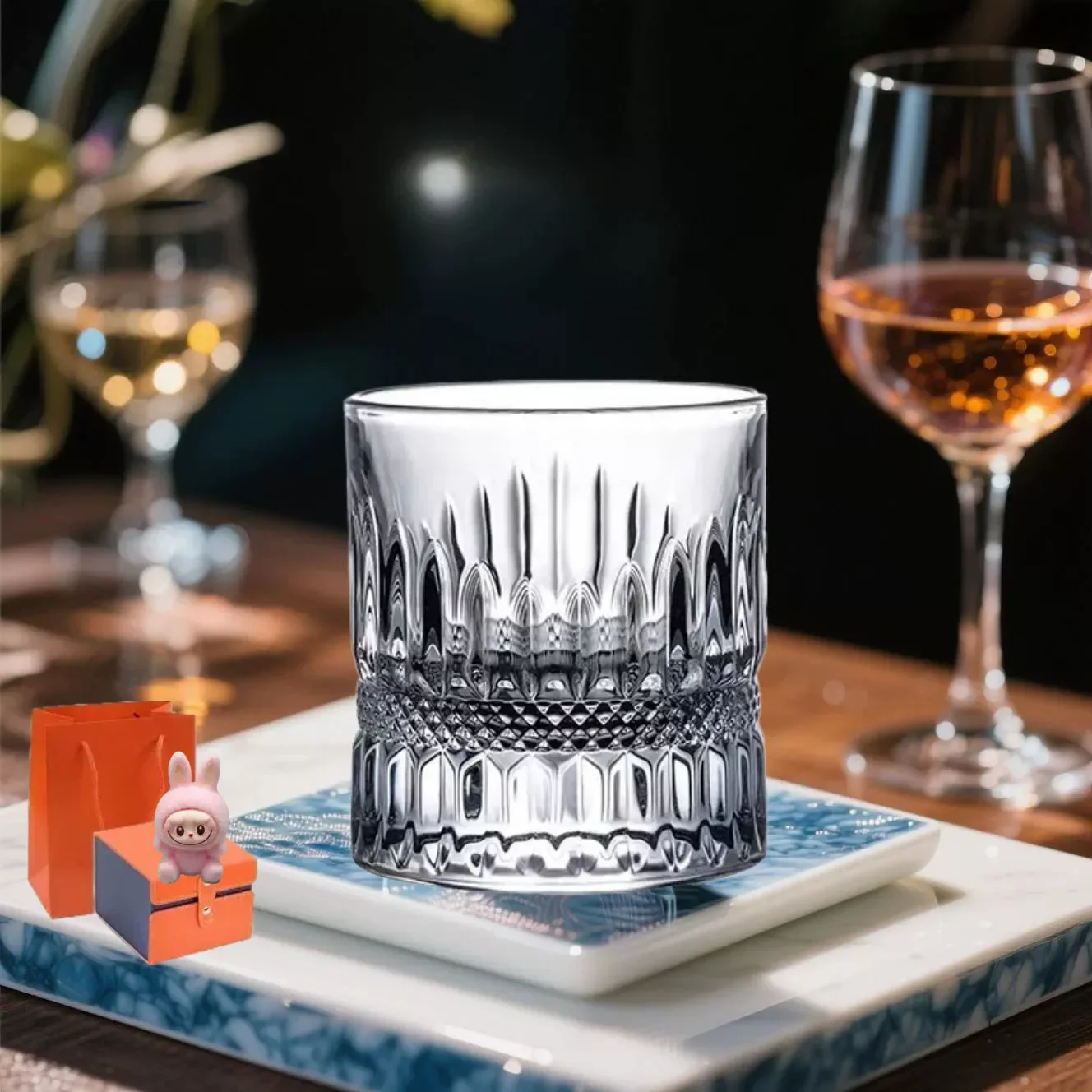 1PCS Glass Thick Bottomed Wine Glass Whiskey Glass Creative Ice Hockey Cup Coffee Mug Drinking Glasses Party Tool
1PCS Glass Thick Bottomed Wine Glass Whiskey Glass Creative Ice Hockey Cup Coffee Mug Drinking Glasses Party Tool