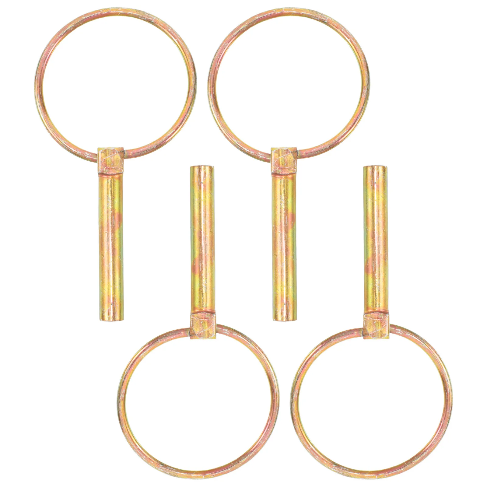4Pcs Spring-Loaded Lynch Pins Heavy Duty Locking Pins for Farm Tractors Trailers Mowers Reliable Safety Retainer Clips
4Pcs Spring-Loaded Lynch Pins Heavy Duty Locking Pins for Farm Tractors Trailers Mowers Reliable Safety Retainer Clips