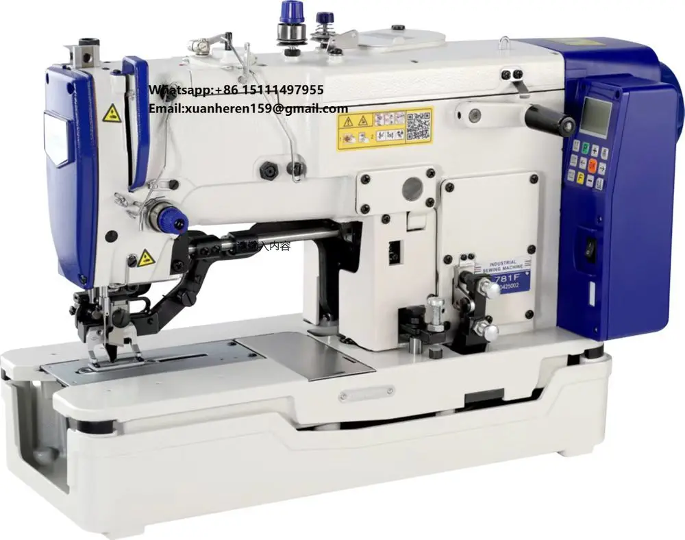 DT 781FD Direct Drive Straight Button Hole Sewing Machine with Double Stepper Motor
DT 781FD Direct Drive Straight Button Hole Sewing Machine with Double Stepper Motor