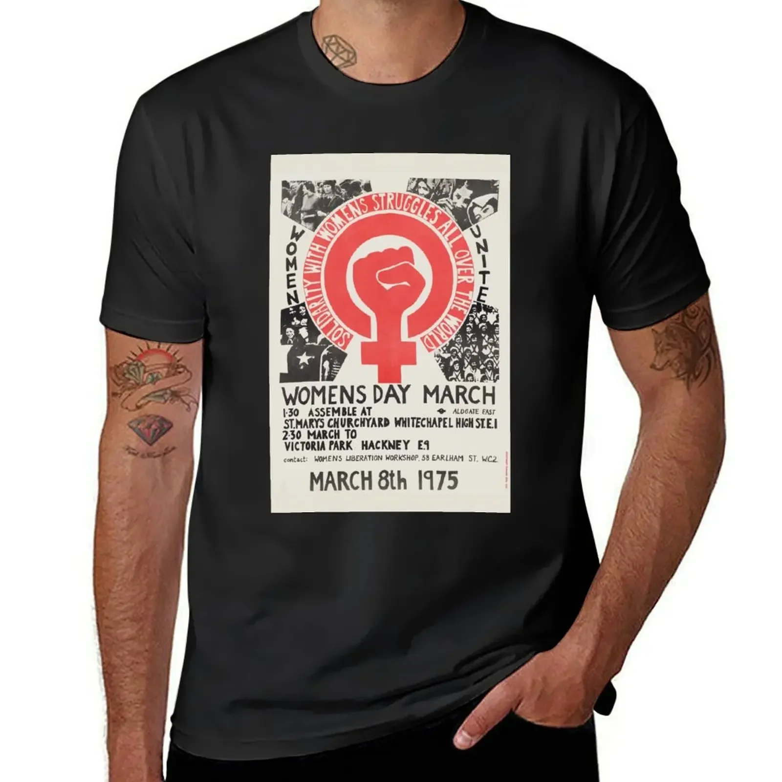 Women's Day March 1975 T-Shirt Short sleeve tee rapper graphic tees funny shirt cotton T-shirts for men cotton
Women's Day March 1975 T-Shirt Short sleeve tee rapper graphic tees funny shirt cotton T-shirts for men cotton