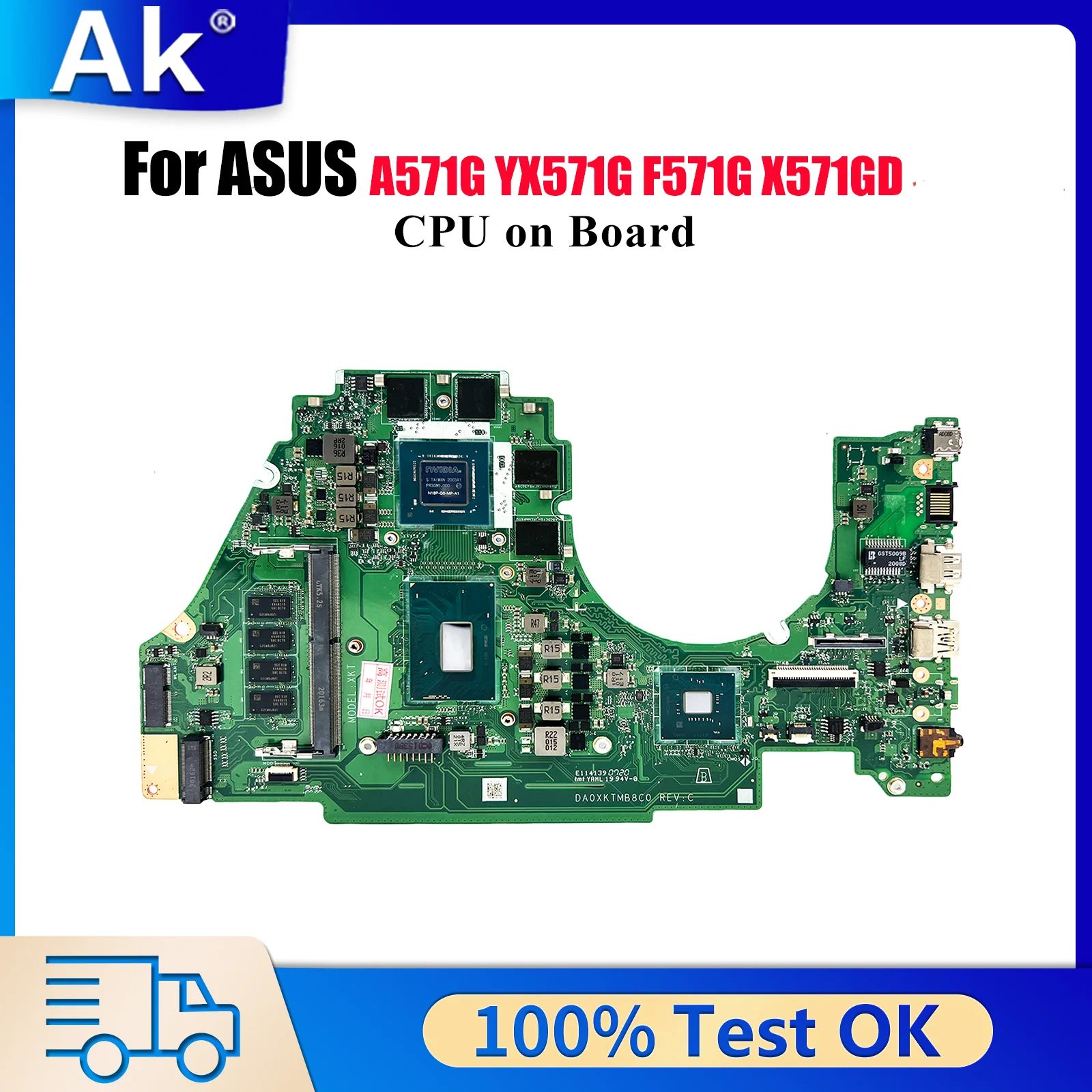 X571GT Материнская плата для ноутбука ASUS VivoBook X571G FX571G X571GD K571G X571GT F571G A571G VX60G YX571G R571G Материнская плата с процессором
X571GT Материнская плата для ноутбука ASUS VivoBook X571G FX571G X571GD K571G X571GT F571G A571G VX60G YX571G R571G Материнская плата с процессором