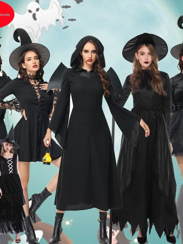 Adult Women's loween New Sle Witch Ghost Bride Cosplay Costume Masquerade Ball Performance Outfit Polyester Fiber
Adult Women's loween New Sle Witch Ghost Bride Cosplay Costume Masquerade Ball Performance Outfit Polyester Fiber