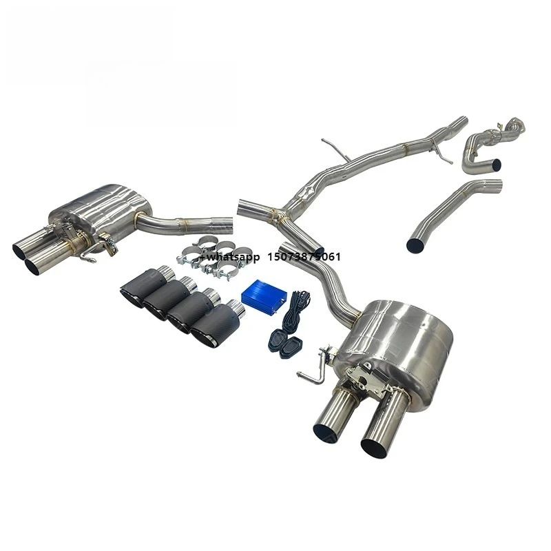 JTLD High Quality Valved Sport 304SS Exhaust System for 2019 A5 45 TFSI QUATTRO 2.0 4 WHEEL DRIVE and 4 DOOR
JTLD High Quality Valved Sport 304SS Exhaust System for 2019 A5 45 TFSI QUATTRO 2.0 4 WHEEL DRIVE and 4 DOOR