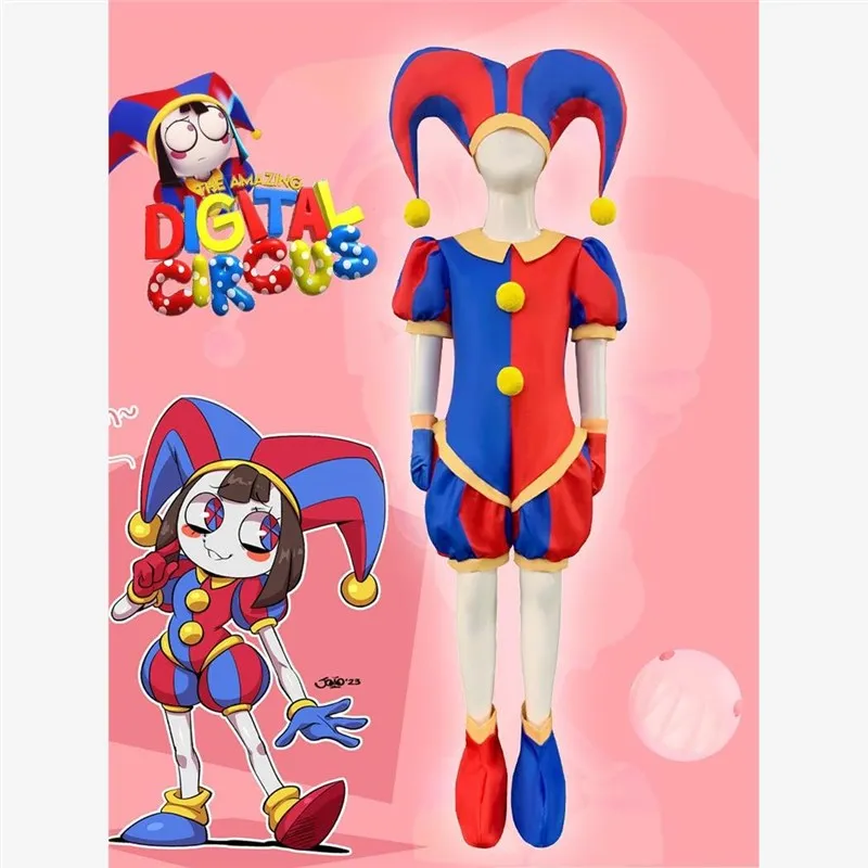 Magic Number Circus Cos Tights Onesie Pomni Stage Performance Costume Halloween Clown Role Play Suit Polyester Material
Magic Number Circus Cos Tights Onesie Pomni Stage Performance Costume Halloween Clown Role Play Suit Polyester Material