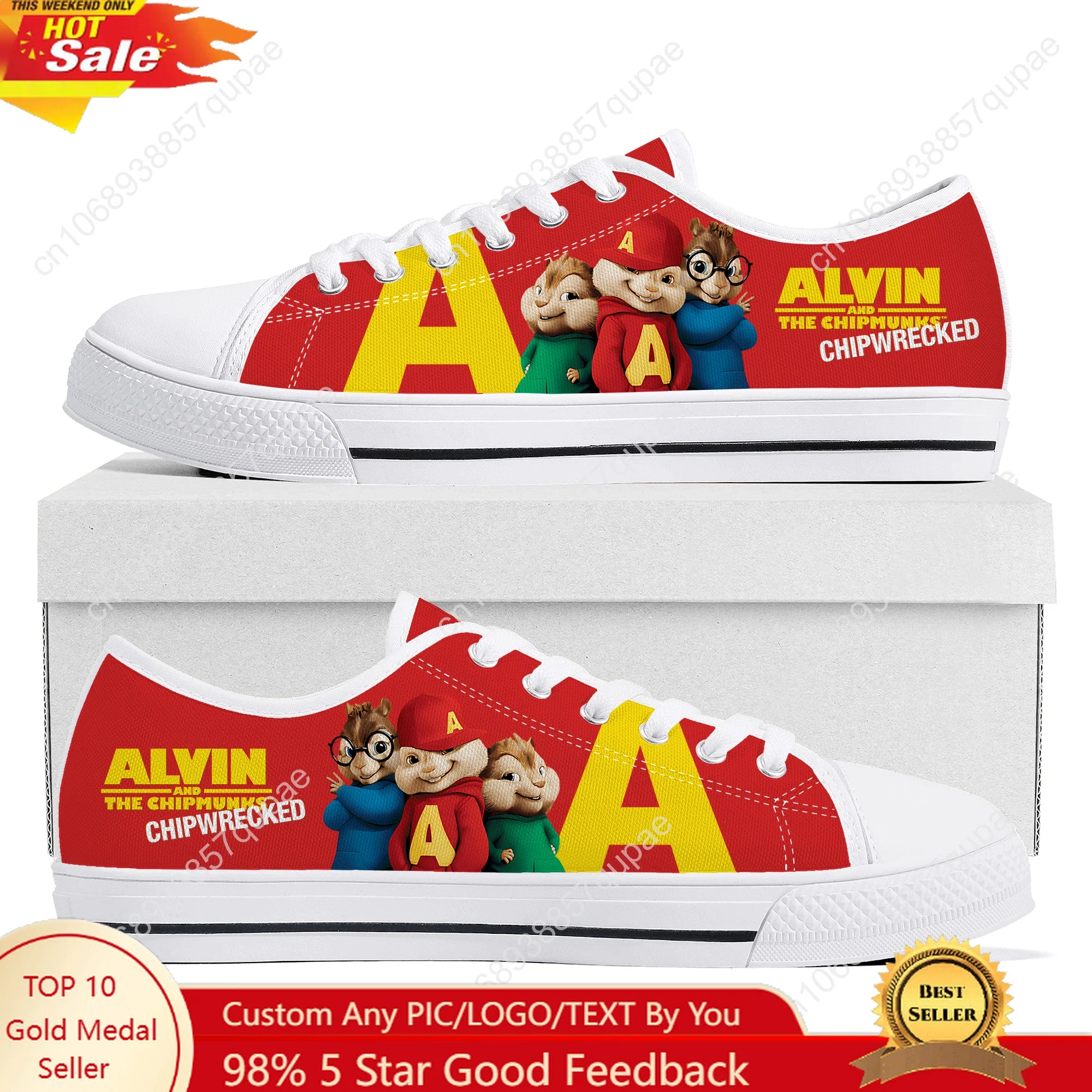 Chipmunks Low Top Sneaker Men Women Teenager Canvas High Quality Sneaker Casual Custom Made Shoes Customize DIY Shoe
Chipmunks Low Top Sneaker Men Women Teenager Canvas High Quality Sneaker Casual Custom Made Shoes Customize DIY Shoe