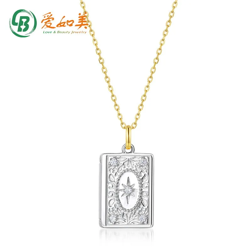 Photo Box 18K Gold PT950 Platinum Silver Plated 7-Layer Gold Necklace Double Sided Wear Can Open Wishing Star Box
Photo Box 18K Gold PT950 Platinum Silver Plated 7-Layer Gold Necklace Double Sided Wear Can Open Wishing Star Box