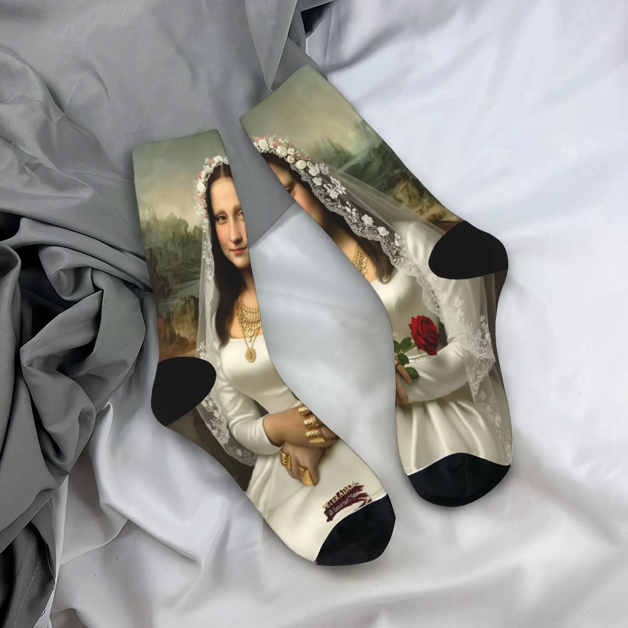 Bride Mona Lisa Funny Art Socks Retro Stockings Autumn Anti Bacterial Adults Men Socks Medium Soft Design Outdoor Socks
Bride Mona Lisa Funny Art Socks Retro Stockings Autumn Anti Bacterial Adults Men Socks Medium Soft Design Outdoor Socks