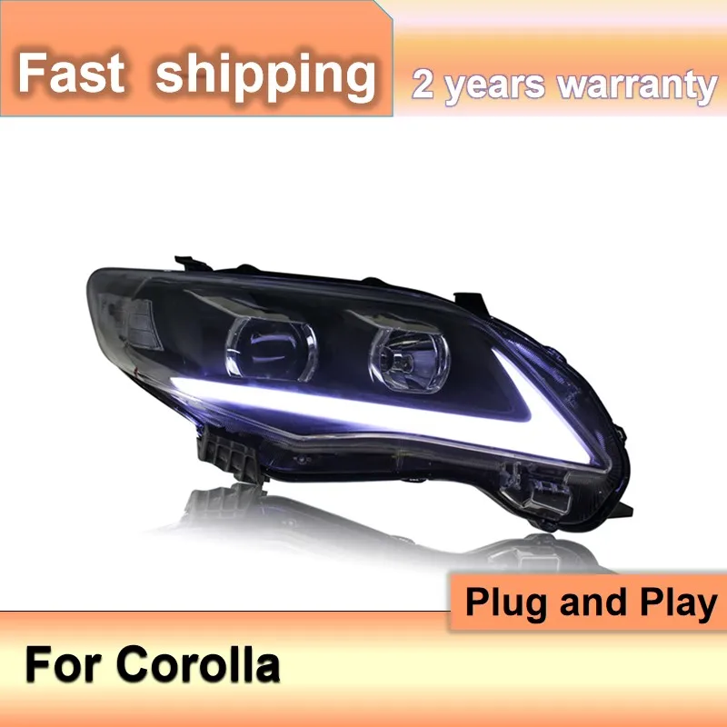 Автомобильные аксессуары для Toyota Corolla, фара 2011-2013, Altis, фара Corolla DRL, указатель поворота, ближний свет, линза проектора
Автомобильные аксессуары для Toyota Corolla, фара 2011-2013, Altis, фара Corolla DRL, указатель поворота, ближний свет, линза проектора