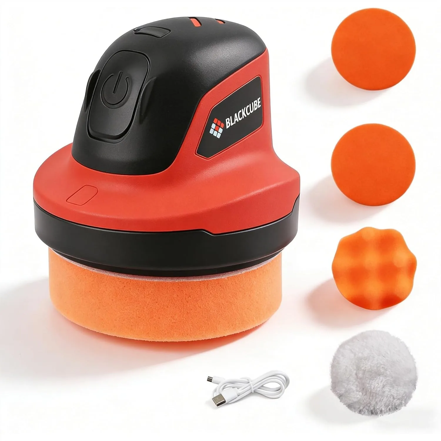 Cordless Car Polisher 230 RPM, USB Rechargeable Buffer with 2000mAh Battery, Lightweight 5-Pad Detailing Kit for Scratch Removal
Cordless Car Polisher 230 RPM, USB Rechargeable Buffer with 2000mAh Battery, Lightweight 5-Pad Detailing Kit for Scratch Removal