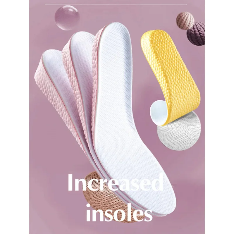 1Pair Height Increase Insoles Pink Women EVA Sports Shock Absorption Shoes Insole for Feet Arch Support Orthopedic Shoe Pads
1Pair Height Increase Insoles Pink Women EVA Sports Shock Absorption Shoes Insole for Feet Arch Support Orthopedic Shoe Pads