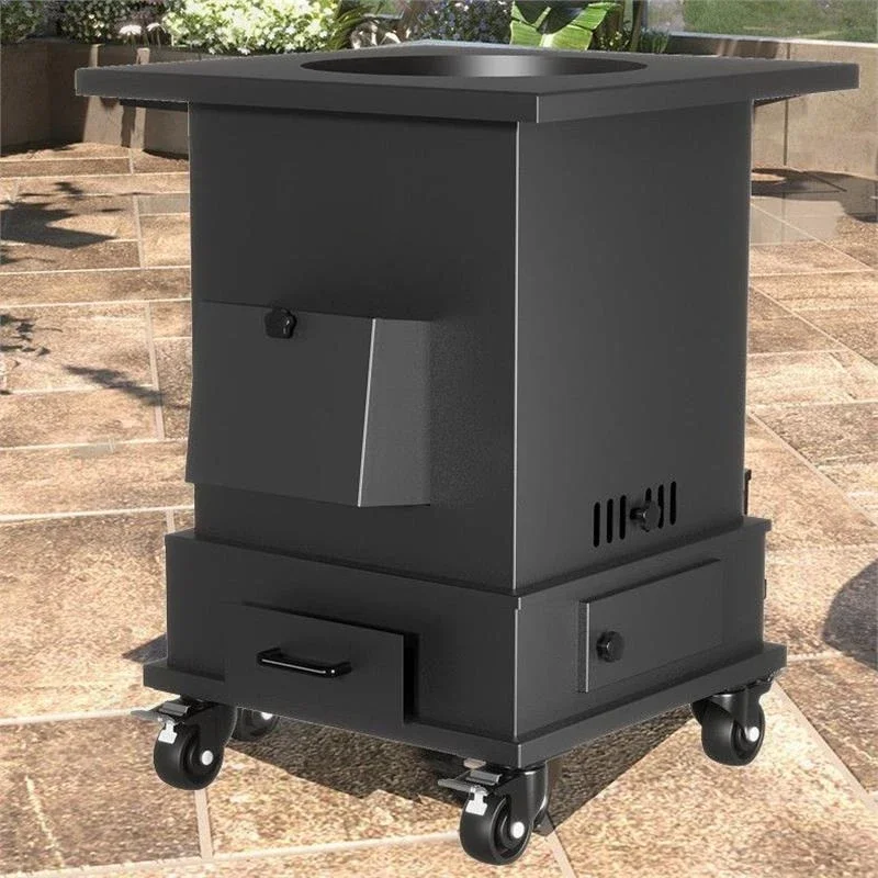 Firewood stove with oven, wood burning rural outdoor gasifier heating stove
Firewood stove with oven, wood burning rural outdoor gasifier heating stove