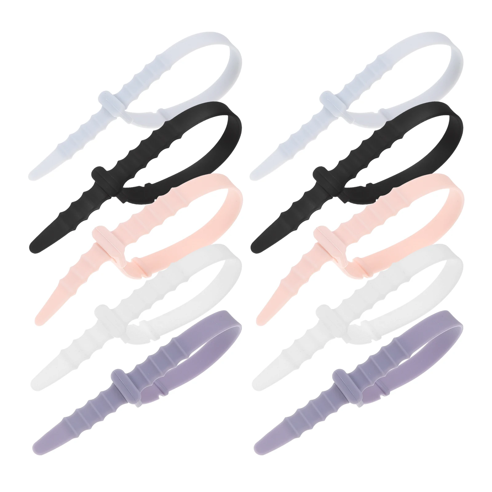 10pcs Silicone Zip Ties Reusable Heavy Duty 180Mm Extended Rubber Cable Ties Elastic Cord Organizer For Home Office Electronics
10pcs Silicone Zip Ties Reusable Heavy Duty 180Mm Extended Rubber Cable Ties Elastic Cord Organizer For Home Office Electronics