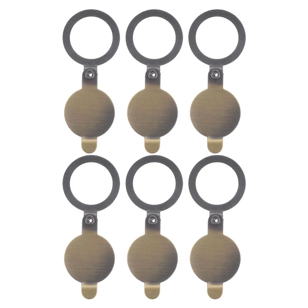 6Pcs Copper Peephole Cover Privacy Door Viewer Security Protector for Apartment Front Door Shield Peephole with Cover for Home
6Pcs Copper Peephole Cover Privacy Door Viewer Security Protector for Apartment Front Door Shield Peephole with Cover for Home