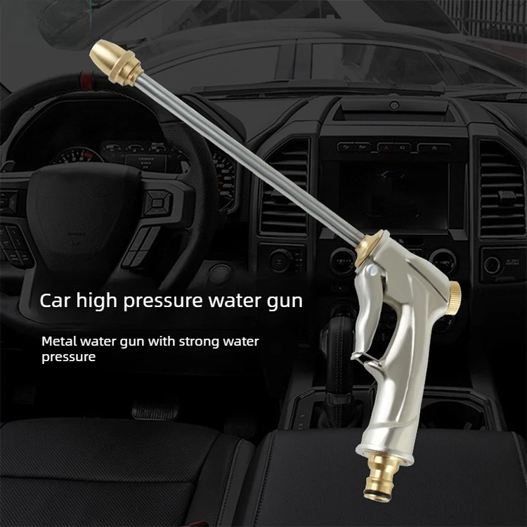 26.514CM Full Copper Car Water Gun Head Dual Use Home Vehicle Portable High Pressure Washing Spray Nozzle Cleaning Tool
26.514CM Full Copper Car Water Gun Head Dual Use Home Vehicle Portable High Pressure Washing Spray Nozzle Cleaning Tool