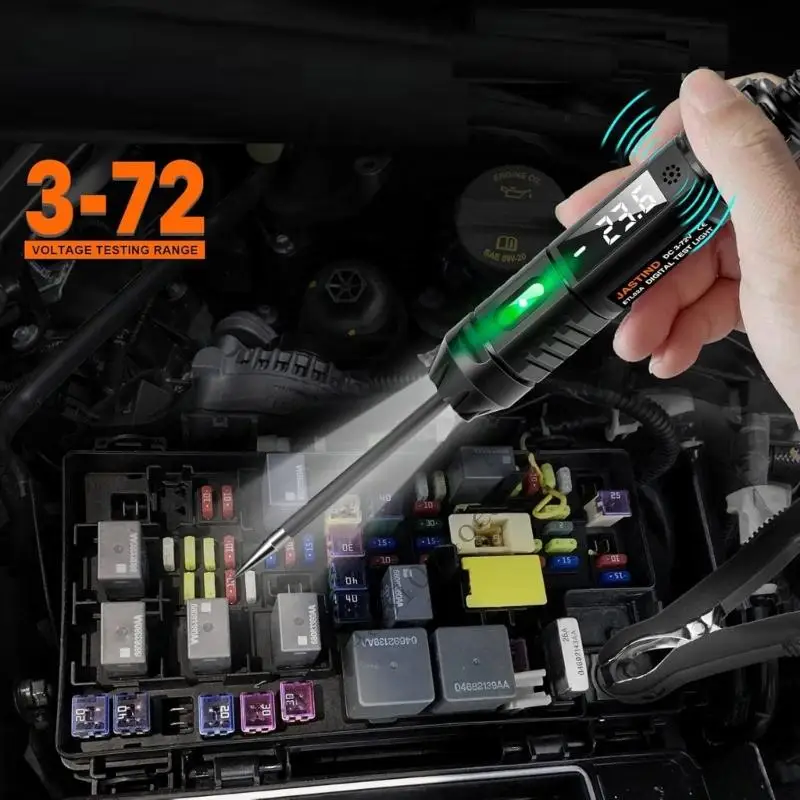 LED Auto Circuit Tester With Display And Buzzer For 3-72V Systems Automotive Light Tester with Illuminating
LED Auto Circuit Tester With Display And Buzzer For 3-72V Systems Automotive Light Tester with Illuminating