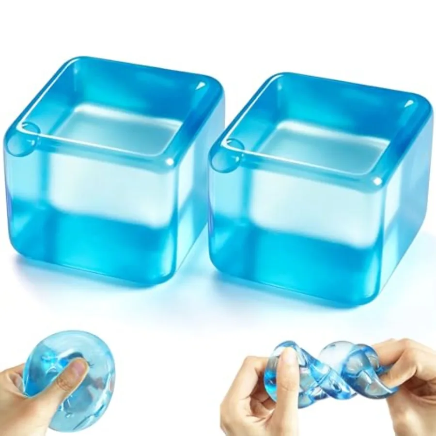 2 Pack Ice Cube Squishy Fidget Toys, Slow Rising Sensory Stress Cubes for Anxiety Relief, Soft Squeeze Desk Toys for Adults Tee
2 Pack Ice Cube Squishy Fidget Toys, Slow Rising Sensory Stress Cubes for Anxiety Relief, Soft Squeeze Desk Toys for Adults Tee