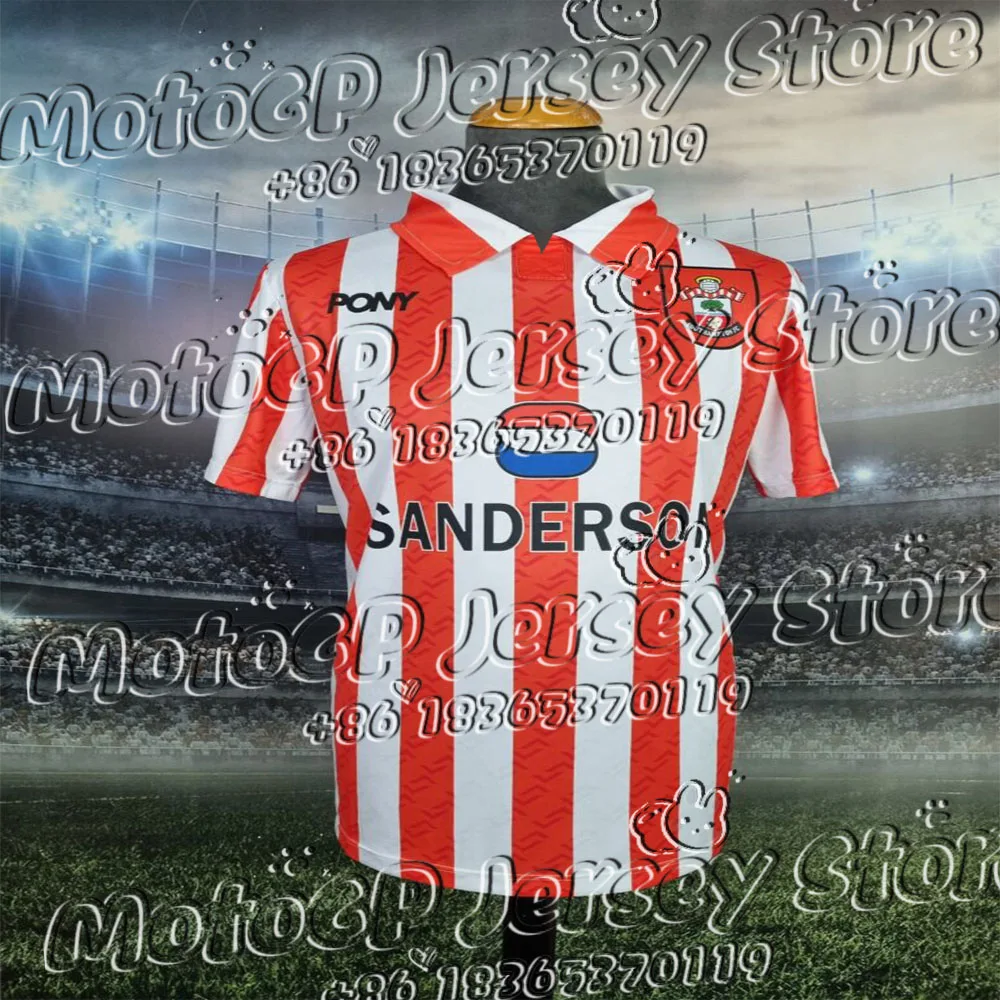 Moto T-Shirt New Arrivals Southampton Pony Home Shirt 1995/1997 Football Retro Jersey Vintage Soccer Sanderson #29 POLO Shirt
Moto T-Shirt New Arrivals Southampton Pony Home Shirt 1995/1997 Football Retro Jersey Vintage Soccer Sanderson #29 POLO Shirt