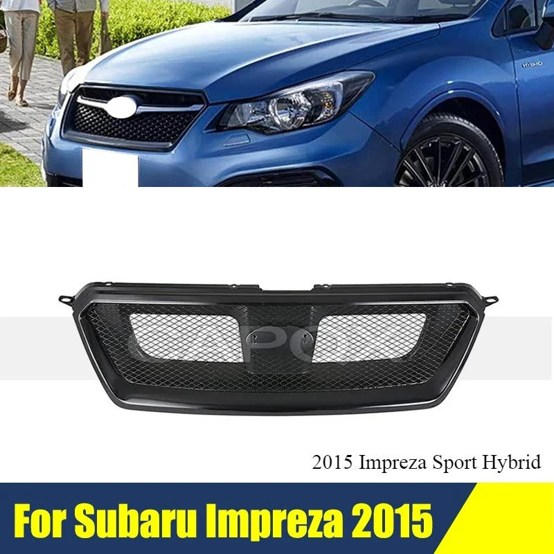 Решетка переднего бампера, маска для Subaru Impreza 2015, хромированная решетка радиатора, средняя сетка, гоночные грили, автоматическая решетка
Решетка переднего бампера, маска для Subaru Impreza 2015, хромированная решетка радиатора, средняя сетка, гоночные грили, автоматическая решетка