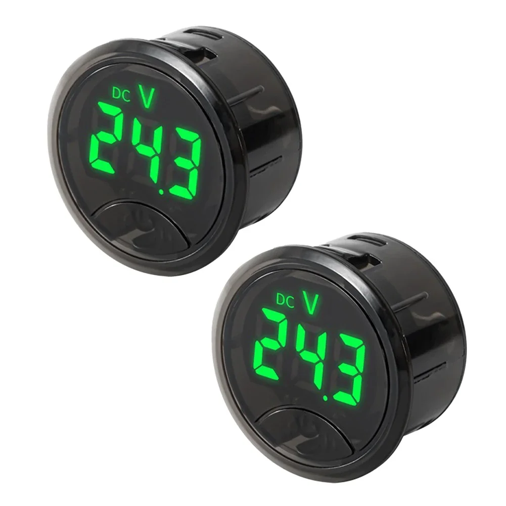 Dual Functionality in Package Two Round Digital Voltmeters for Precise Measurement (DC Voltage Range 7 to 120V)
Dual Functionality in Package Two Round Digital Voltmeters for Precise Measurement (DC Voltage Range 7 to 120V)