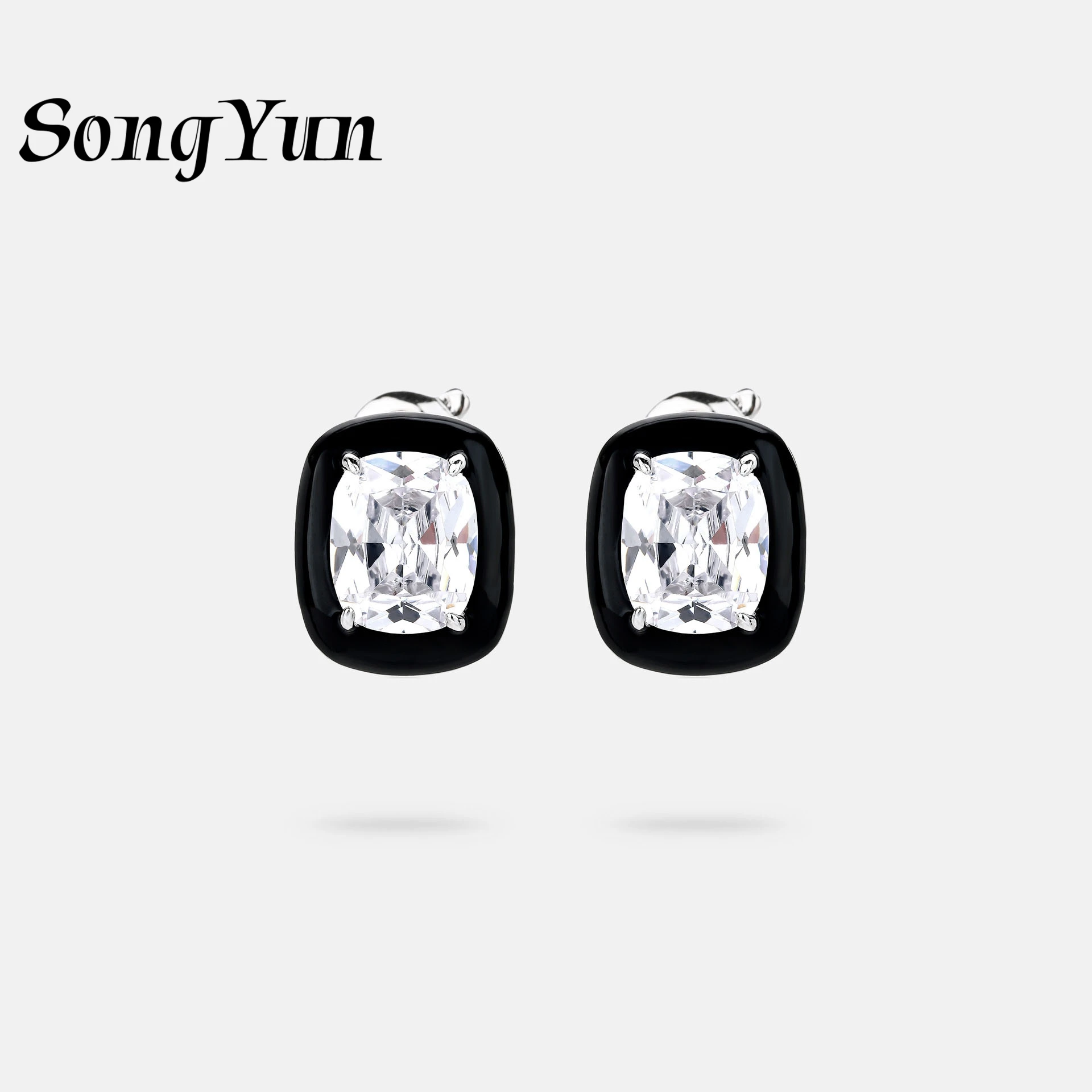 SongYun Jewelry 925 Sterling Silver Stud Earrings For Women High Carbon Diamond Gemstones s925 Silver Earring Stud Accessories
SongYun Jewelry 925 Sterling Silver Stud Earrings For Women High Carbon Diamond Gemstones s925 Silver Earring Stud Accessories