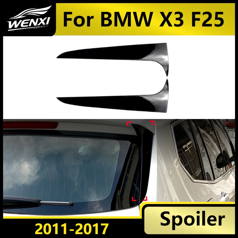 New 1Pair Car Rear Window Side Spoiler Wing Trim Stickers For BMW X3 F25 2011-2017 Auto Tail Exterior Styling Accessories
New 1Pair Car Rear Window Side Spoiler Wing Trim Stickers For BMW X3 F25 2011-2017 Auto Tail Exterior Styling Accessories