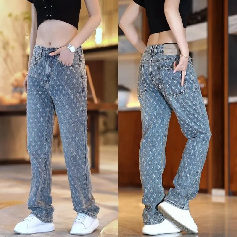 High-End Embroidered Casual Men's Jeans Stylish American High Street Straight Loose Fit Autumn New Arrival Youth Fashion
High-End Embroidered Casual Men's Jeans Stylish American High Street Straight Loose Fit Autumn New Arrival Youth Fashion