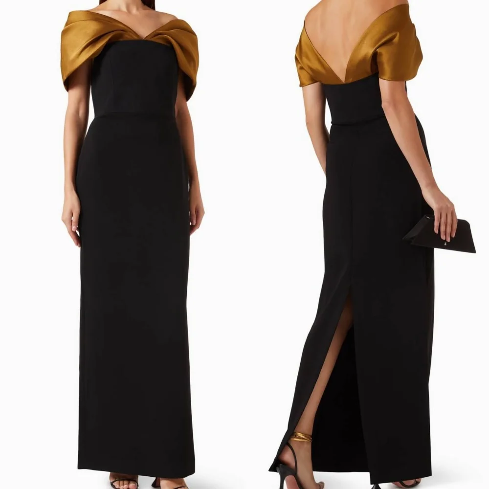 Customized Classic Jersey Pleat Straight Off-the-shoulder Long Dresses Bespoke Occasion Dresses Modern Style Fashion Exquisite
Customized Classic Jersey Pleat Straight Off-the-shoulder Long Dresses Bespoke Occasion Dresses Modern Style Fashion Exquisite